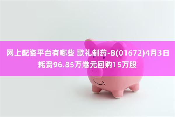 网上配资平台有哪些 歌礼制药-B(01672)4月3日耗资96.85万港元回购15万股